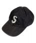 SUPREME（シュプリーム）の古着「Denim S 6-Panel Logo Cap」｜ブラック