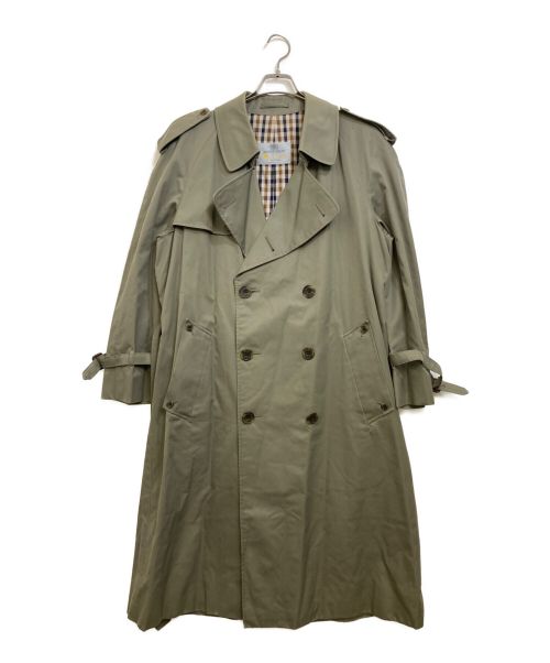 Aquascutum（アクアスキュータム）Aquascutum (アクアスキュータム) トレンチコート ベージュ サイズ:不明の古着・服飾アイテム