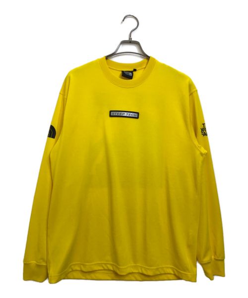 THE NORTH FACE（ザ ノース フェイス）THE NORTH FACE (ザ ノース フェイス) STEEP TECH L/S Tee イエロー サイズ:Lの古着・服飾アイテム