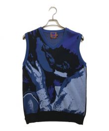 MARC JACOBS（マークジェイコブス）の古着「Kissers Vest」｜ブルー×ブラック