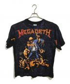 WILD OATSワイルド オーツ）の古着「Megadeth All Over Print  Brockum Band Tee」｜ブラック