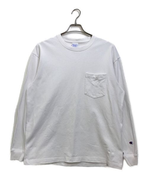 Champion（チャンピオン）Champion (チャンピオン) Ron Herman (ロンハーマン) カットソー ホワイト サイズ:Mediumの古着・服飾アイテム