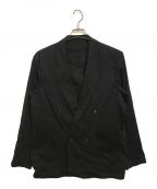UNITED ARROWSユナイテッドアローズ）の古着「リネン混ストレッチジャケット」｜ブラック