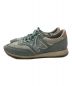 NEW BALANCE (ニューバランス) スニーカー グリーン サイズ:24cm：3980円