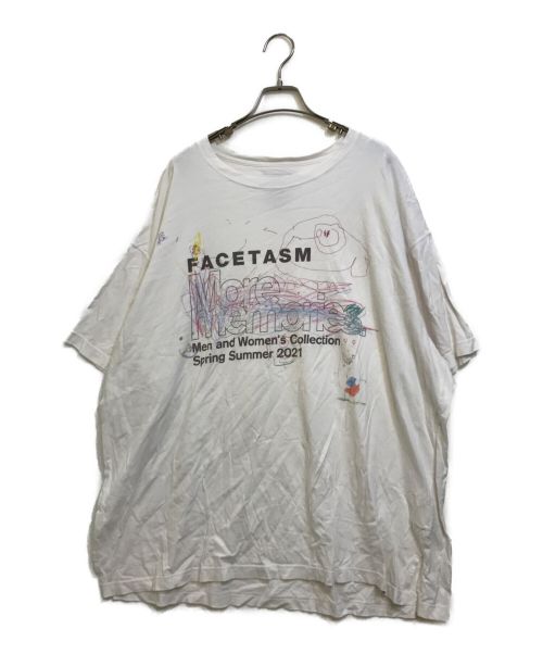 FACETASM（ファセッタズム）FACETASM (ファセッタズム) KIDS BIG TEE ホワイト サイズ:5の古着・服飾アイテム