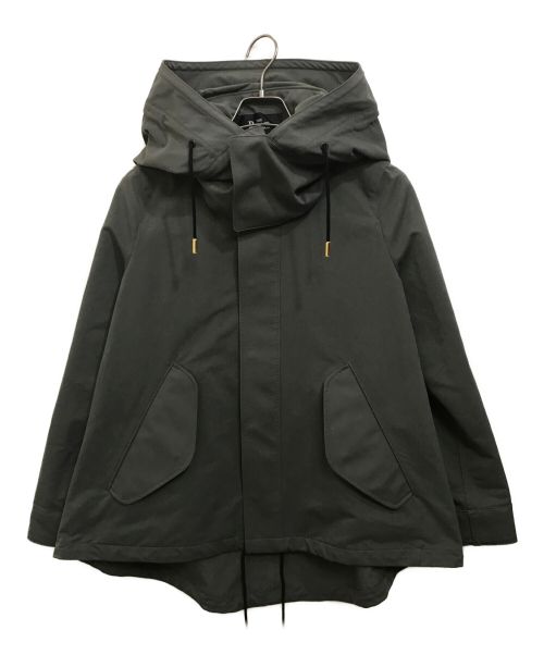 THE RERACS（ザ リラクス）THE RERACS (ザ リラクス) SHORT MODS COAT オリーブ サイズ:36の古着・服飾アイテム