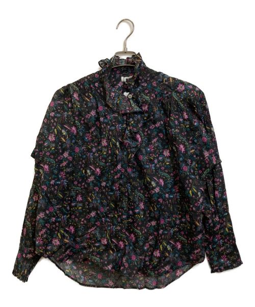 ISABEL ETOILE MARANT（イザベル）ISABEL ETOILE MARANT (イザベル) フローラルブラウス ブラック サイズ:34 未使用品の古着・服飾アイテム