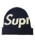 SUPREME（シュプリーム）の古着「Big Logo Beanie」｜ネイビー