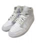 NIKE（ナイキ）の古着「Air Jordan 1 Mid　Triple White　ミドルカットスニーカー」｜Triple White