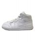 NIKE (ナイキ) Air Jordan 1 Mid　Triple White　ミドルカットスニーカー Triple White サイズ:28：12800円