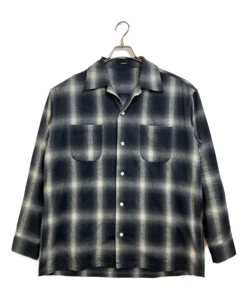 Denham（デンハム）Denham (デンハム) SHAGGY CHECK SHIRT グレー サイズ:Lの古着・服飾アイテム