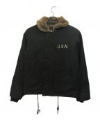 U'S NAVYユーエスネイビー）の古着「N-1デッキジャケット」｜ブラック