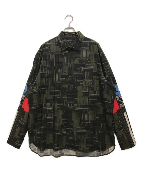 GIVENCHY（ジバンシィ）GIVENCHY (ジバンシィ) TAPE DECK SHIRT ブラウン サイズ:43の古着・服飾アイテム