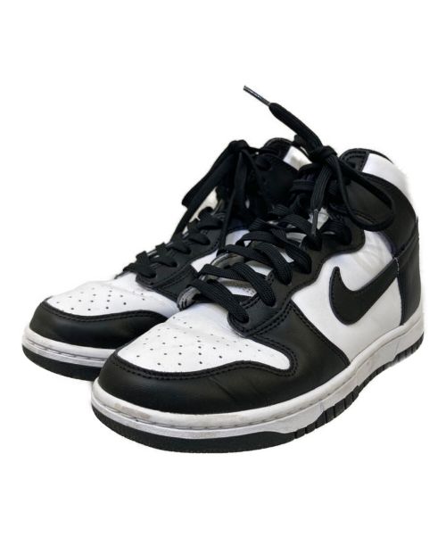 NIKE（ナイキ）NIKE (ナイキ) WNIKE DUNK HIGH ホワイト×ブラック サイズ:24cmの古着・服飾アイテム