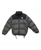 THE NORTH FACE×SUPREMEザ ノース フェイス×シュプリーム）の古着「Studded Nuptse Jacket」｜ブラック×ホワイト