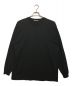 AURALEE（オーラリー）の古着「LUSTER PLAITING L/S TEE ロングスリーブTシャツ」｜ブラック