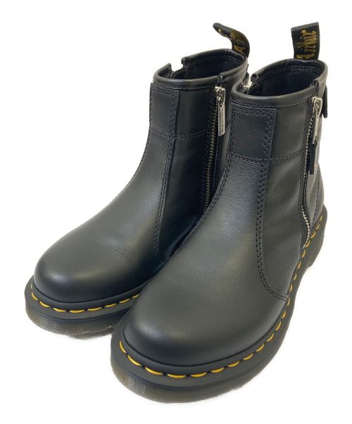 Dr.Martens（ドクターマーチン）Dr.Martens (ドクターマーチン) 2976 TWIN ZIP チェルシー ブーツ ブラック サイズ:SIZE UK 4の古着・服飾アイテム