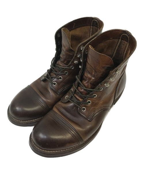 RED WING（レッドウィング）RED WING (レッドウィング) Iron Ranger ブラウン サイズ:26cmの古着・服飾アイテム