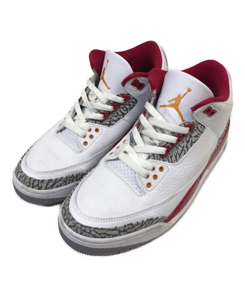 NIKE（ナイキ）NIKE (ナイキ) AIR JORDAN 3 RETRO カーディナルレッド サイズ:27cmの古着・服飾アイテム