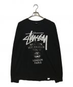 stussy×DOVER STREET MARKETステューシー×ドーバー ストリート マーケット）の古着「ロングスリーブカットソー」｜ブラック