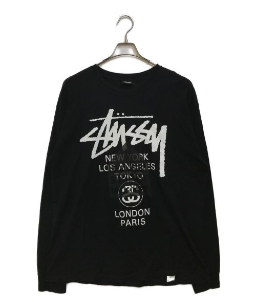 stussy（ステューシー）stussy (ステューシー) DOVER STREET MARKET (ドーバー ストリート マーケット) ロングスリーブカットソー ブラック サイズ:XLの古着・服飾アイテム