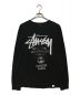 stussy（ステューシー）の古着「ロングスリーブカットソー」｜ブラック