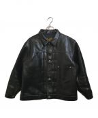 Y'2 leather×waiperワイツーレザー×ワイパー）の古着「ホースハイド レザージャケット」｜ブラック
