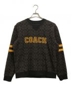 COACHコーチ）の古着「シグネチャークルーネックスウェット」｜ブラウン