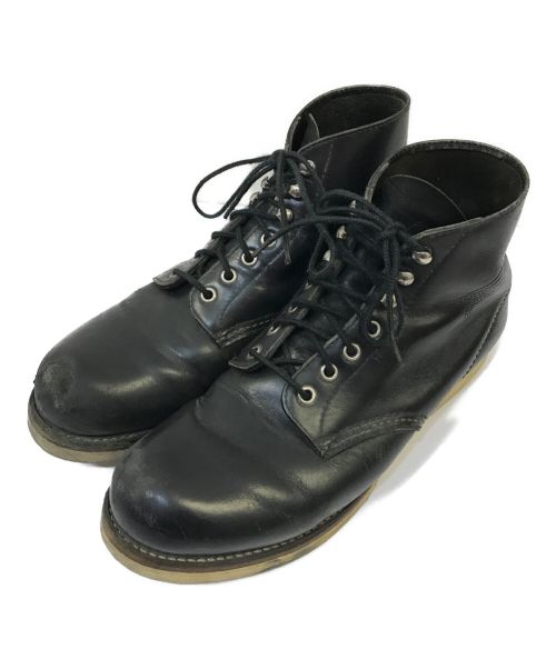 RED WING（レッドウィング）RED WING (レッドウィング) クラシックラウンドトゥブーツ ブラック サイズ:27の古着・服飾アイテム