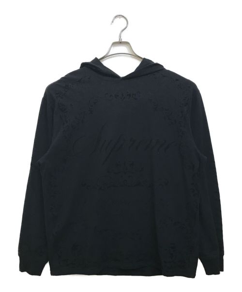 SUPREME（シュプリーム）Supreme (シュプリーム) Celebre Hooded L/S Top ブラック サイズ:Lの古着・服飾アイテム