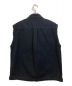UNUSED (アンユーズド) 12oz Sleeveless denim shirt ノースリーブデニムシャツ ブラック サイズ:3：12800円