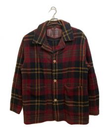 WOOLRICH（ウールリッチ）の古着「チェックジャケット」｜レッド