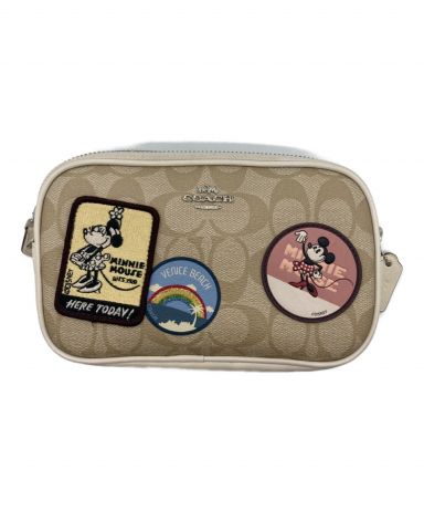 中古・古着通販】COACH (コーチ) Disney (ディズニー) コラボワッペンカメラバッグ ブラウン｜ブランド・古着通販  トレファク公式【TREFAC FASHION】スマホサイト