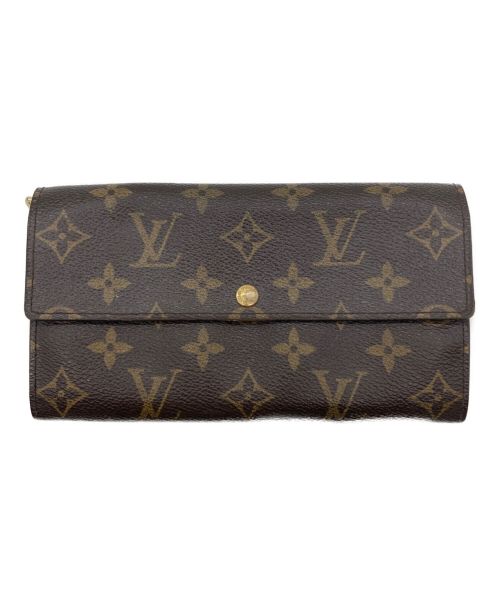 LOUIS VUITTON（ルイ ヴィトン）LOUIS VUITTON (ルイ ヴィトン) ポシェット・ポルトモネ クレディ ブラウンの古着・服飾アイテム