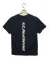 F.C.R.B. (エフシーアールビー) BIG VERTICAL LOGO POCKET TEE ネイビー サイズ:S：5000円