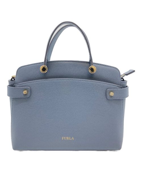 FURLA（フルラ）FURLA (フルラ) 2WAYバッグ ブルーの古着・服飾アイテム