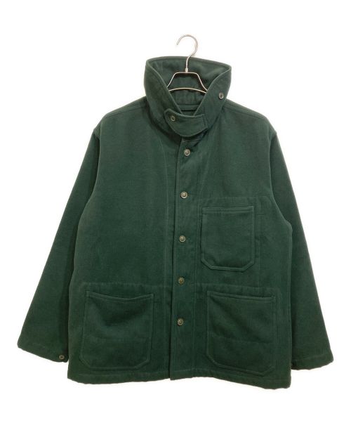 Engineered Garments（エンジニアド ガーメンツ）Engineered Garments (エンジニアド ガーメンツ) Shawl Collar Jacket-Polyester Fake Melton ショールカラージャケット グリーン サイズ:Mの古着・服飾アイテム