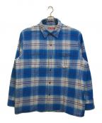 SUPREMEシュプリーム）の古着「23AW Lined Flannel Snap Shirt」｜ブルー
