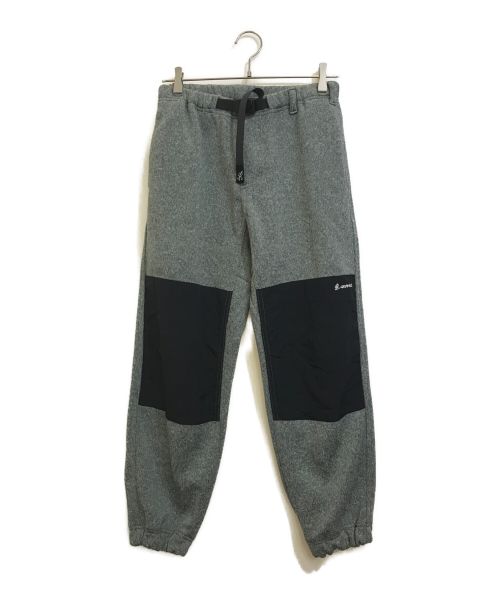 GRAMICCI（グラミチ）GRAMICCI (グラミチ) FREAK'S STORE (フリークスストア) 別注KNIT FLEECE SWITCHING PANTS グレー サイズ:Sの古着・服飾アイテム