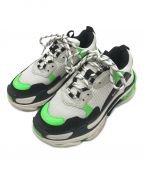 BALENCIAGAバレンシアガ）の古着「Triple S」｜ホワイト×ブラック×グリーン