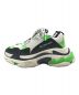 BALENCIAGA (バレンシアガ) Triple S ホワイト×ブラック×グリーン サイズ:26cm：29800円