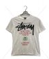 stussy（ステューシー）の古着「ワールドツアープリントTシャツ」｜ホワイト