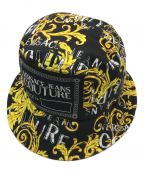 VERSACE JEANS COUTUREヴェルサーチ ジーンズクチュール）の古着「ハット」｜イエロー×ブラック