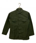 US ARMYユーエスアーミー）の古着「ユーティリティシャツ」｜グリーン