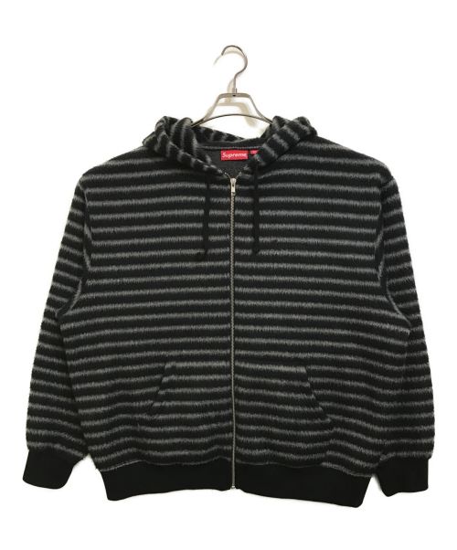 SUPREME（シュプリーム）Supreme (シュプリーム) Brushed Zip Up Hooded Sweatshirt グレー サイズ:Lの古着・服飾アイテム