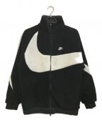 NIKEナイキ）の古着「AS M NSW VW SWSH FULL ZIP JKT」｜ブラック×ホワイト