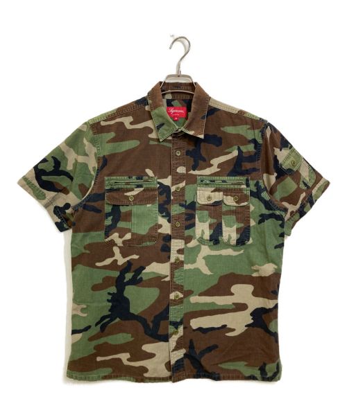 SUPREME（シュプリーム）Supreme (シュプリーム) SAFARI SHIRT ブラウン サイズ:Ⅿの古着・服飾アイテム