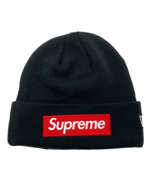 SUPREME（シュプリーム）Supreme (シュプリーム) New Era (ニューエラ) New Era Box Logo Beanie ブラックの古着・服飾アイテム