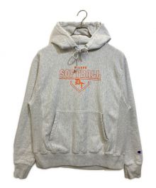 Champion REVERSE WEAVE（チャンピオン リバース ウィーブ）の古着「リバースウィーブパーカー」｜グレー