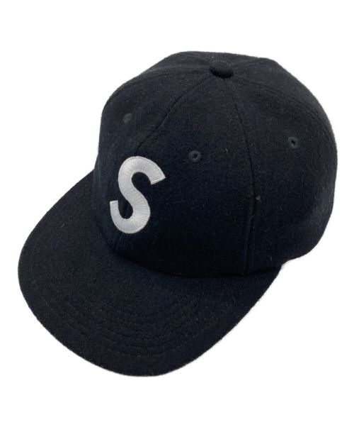 SUPREME（シュプリーム）Supreme (シュプリーム) WOOL S LOGO 6-PANEL キャップ ブラックの古着・服飾アイテム